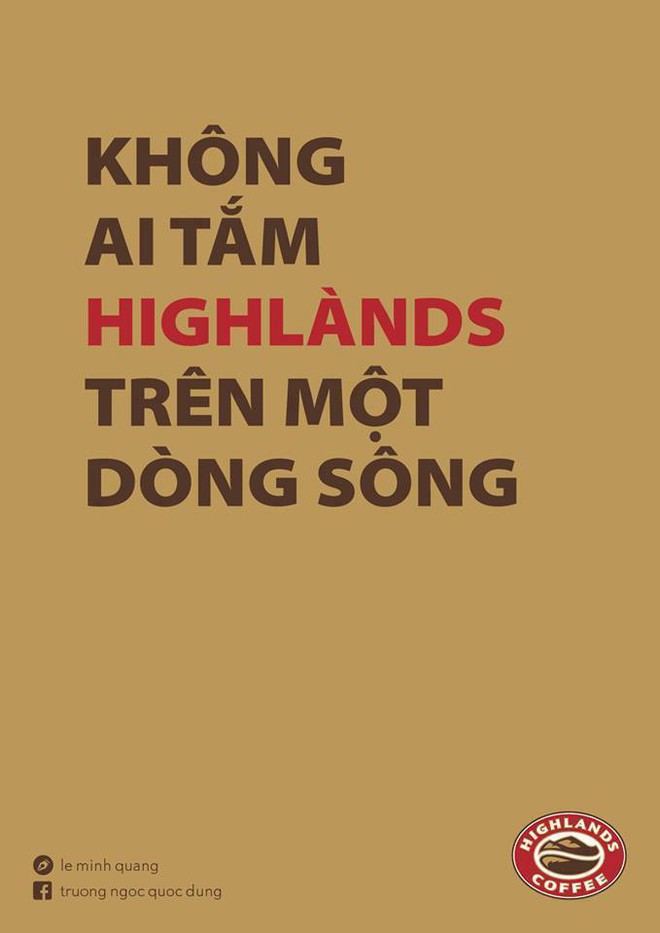 Không ai tắm "highlands" trên một dòng sông